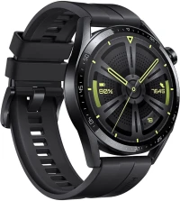 HUAWEI Watch GT 3 Montre Intelligente avec Moniteur de fréquence Cardiaque AMOLED 1,43" Noir 46 mm