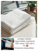 فندقة-و-إطعام-قاعات-protege-matelas-impermeable-waterproof-a-100-coton-الخرايسية-الجزائر