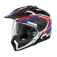 CASQUE NOLAN N70-2 X GRANDES ALPES N-COM N-COM 026 BLANC METAL-ROUGE-BLEU. "Original"