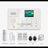 Alarm GSM Kit Système Alarme Sans Fil Euronet ضمان 06 أشهر