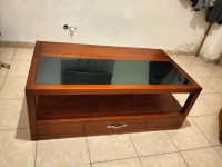 Table Base salon  "Bois hêtre"
