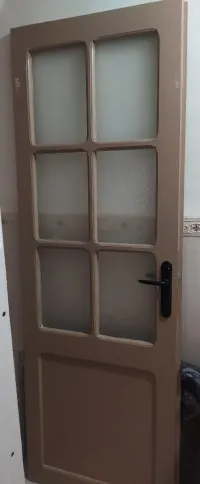 Vente d'une porte entrée salon avec petite porte+porte fenêtre 