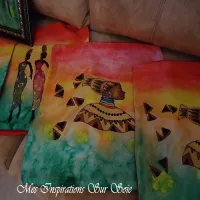 Cadres et coussins Femme Africaine