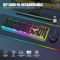 clavier-souris-redthunder-k10-et-gaming-sans-fil-azerty-rgb-rechargeables-7d-3200dpi-kouba-alger-algerie