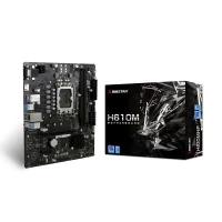 CARTE MERE BIOSTAR H610 MHP - lGA 1700 - uATX - 2 X DDR4 - USB 3.2 - HDMI VGA - 1 X PCIe 3.0 -