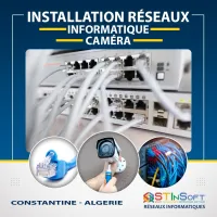 Installation réseau informatique