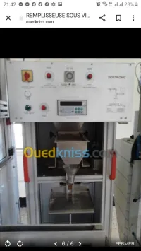 Conditionneuse sous vide Italienne SEMI-AUTOMATIQU 