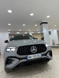 Mercedes GLE 300D 2025 AMG line coupe gris nardo