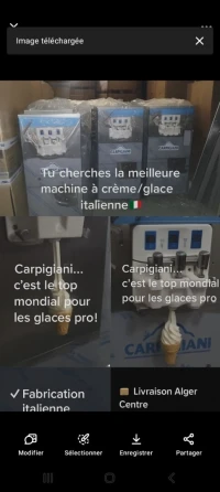 MACHINE A CREME 03 BRAS CARPIGIANI