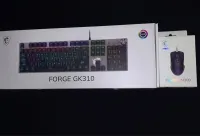 Clavier et souris gamer msi combo 