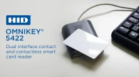 Lecteur de carte à puce à contacte et sans contacte, Omnikey 5422