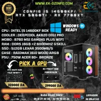 CONFIG I5 14600KF/RTX 5060TI--OR--RX 7700XT