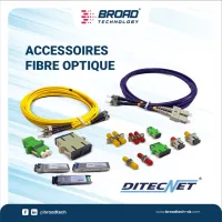 Jarretière Fibre Optique, Multimode, OM4, 50/125, Duplex, Violet, 3.0mm, ST-ST, LSZH DITECNET 
