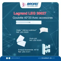 Goulotte LEG 30027 40*20 Avec accesoires legrand 