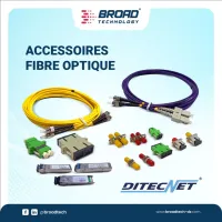 Jarretières Fibre Optique, Singlemode, G657A2, Duplex, Jaune, 3.0mm, LC/APC- LC/APC, LSZH, Ditecnet