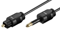 câble audio fibre optique Toslink vers Mini Toslink 3.5mm SPDIF