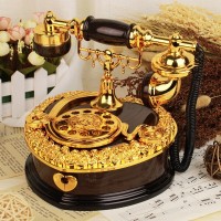 ديكورات-أخرى-telephone-vintage-en-forme-de-coeur-boite-a-musique-decorative-البليدة-الجزائر