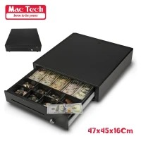 درج النقود الإلكتروني Tirroire Caisse Eléctronique avec Serrure à Clé Intégrée Mac Tech MT-T190