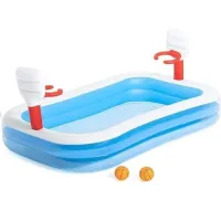 Basketball Play Piscine Hors Sol 2.51 X 1.68 X 1.02 M