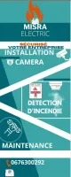 Détection incendie caméra contrôle d'accès 