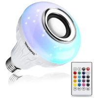 مصباح LED بأضواء ساطعة مع مكبر صوت بلوتوث عالي الجودة