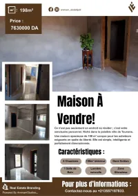 Vente Villa Tlemcen Souahlia