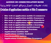 Création Site Web E-commerce & Applications Mobiles