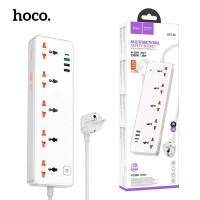 cables-adapters-multiprise-rallonge-universelle-chargeur-hoco-ac14a-5-prise-2500w-3-usb-qc30-1-type-c-pd-30w-saoula-alger-algeria