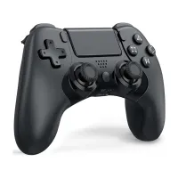 Manette de jeux Gamepad sans-fil Bluetooth rechargeable 600mAh Compatible PC PS4