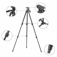 Trépied Portable yunteng VCT-520 avec Kit de tête d'amortissement tridimensionnel pour Caméra 125cm