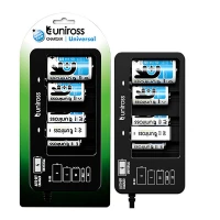 Chargeur de pile Universel Uniross AA AAA C D 9V UCW005
