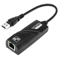 Adaptateur Carte réseau USB 3.0 vers Gigabit Ethernet RJ45 LAN 1000mbps pour ordinateur PC TV Box