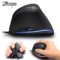 Souris verticale Gaming ergonomique filaire USB ZELOTES T-20 3200DPI