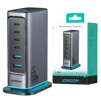 Station de charge Multi-Port GaN 65W 4 x USB-C + 2 x USB-A Joyroom JR-TCM02 1.5m