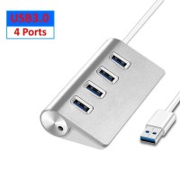 كابلات-ومحولات-hub-usb-30-5gbps-hi-speed-4-ports-en-aluminium-pour-pc-portable-macos-السحاولة-الجزائر