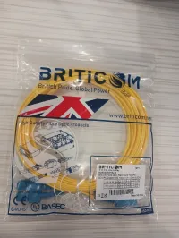 Fiber Optic Patch Cord SC/UPC-SC/UPC Duplex OS2 10m - Yellow 