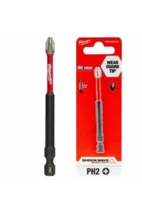 Embout original MILWAUKEE PH2 50/90mm SHOCKWAVE 