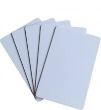 CARTE PVC BLANCHE