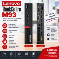 UNITE LENOVO M93 I5 6EME/ RAM 8GO /HHD 500 GO