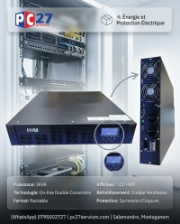 أجهزة-تخزين-و-تثبيت-الطاقة-onduleur-on-line-double-conversion-3kva-rackable-avec-afficheur-hbm-ref-4531-مستغانم-الجزائر