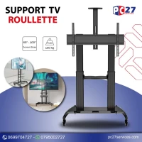SUPPORT TV MOBILE A ROULLETTE [ CT-FTVS-T406A ] // REF:2857