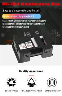 KIT MAINTENANCE AVEC PUCE CANON MC-G04 POUR G1330 G3370 G2470 G3 /REF:1206