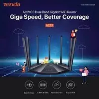 POINT D`ACCÉS TENDA AC23 AC2100 DUAL-BAND GIGABIT ROUTEUR WIFI 7 ANTENNE
