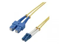 JARRETIERE OPTIQUE SC-SC MONOMODE DUPLEX 2M POUR MODEM FIBRE
