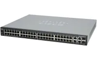 Switch Cisco SF300-48P | 48 Ports Fast Ethernet PoE | 2x Combo Gigabit RJ45/SFP | 2x Gigabit RJ45