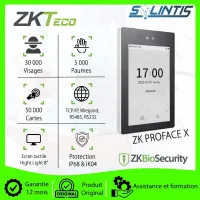 Terminal de contrôle d'accès et de pointage AVANCEE de large capacités ZKTeco ProFace X