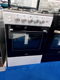 Promotion Cuisinière Cristor gula 55cm blanc/noir