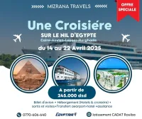 une croisière inoubliable sur le Nil d'egypte
