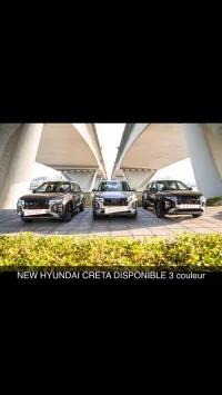 Hyundai CRETA 2023 Couleur disponible noire gris argent /SOURI