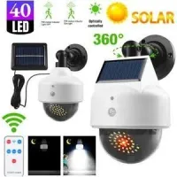 Lampe solaire Led مصباح جداري للفناء
